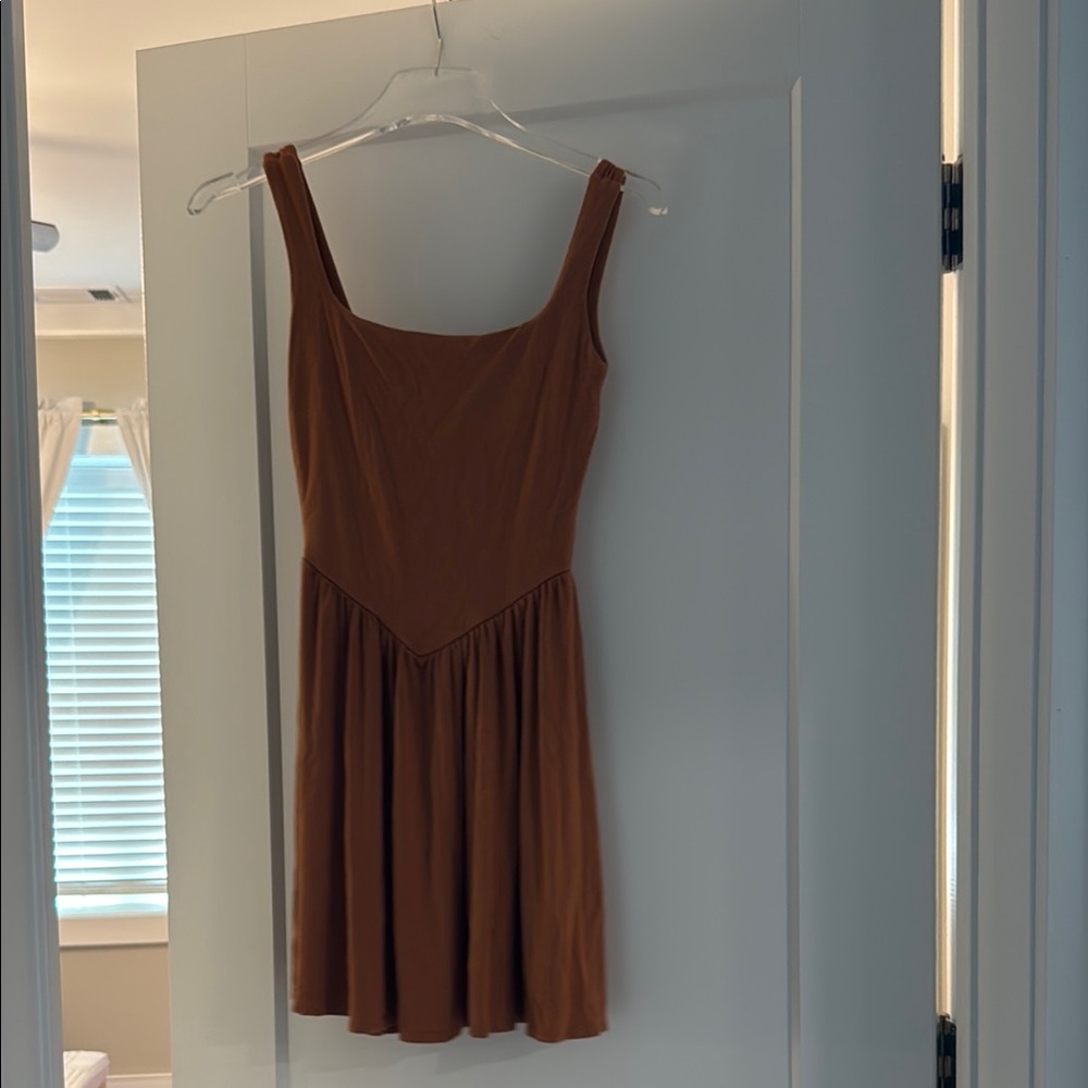 Elegant Brown Dress